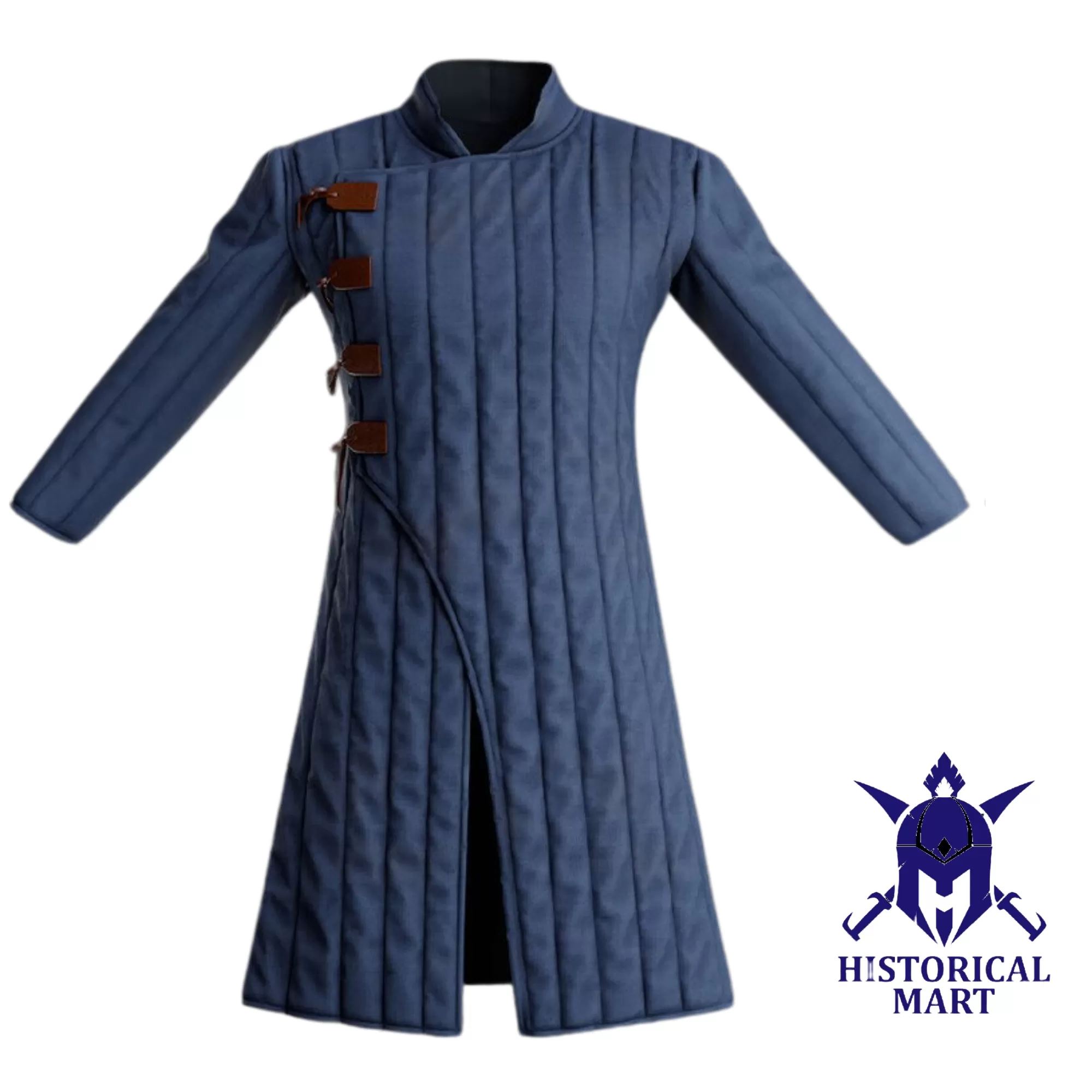 Medieval Padded Gambeson - Templar Armor for Reenactment, SCA & LARP - Quilted Archer’s Gambeson