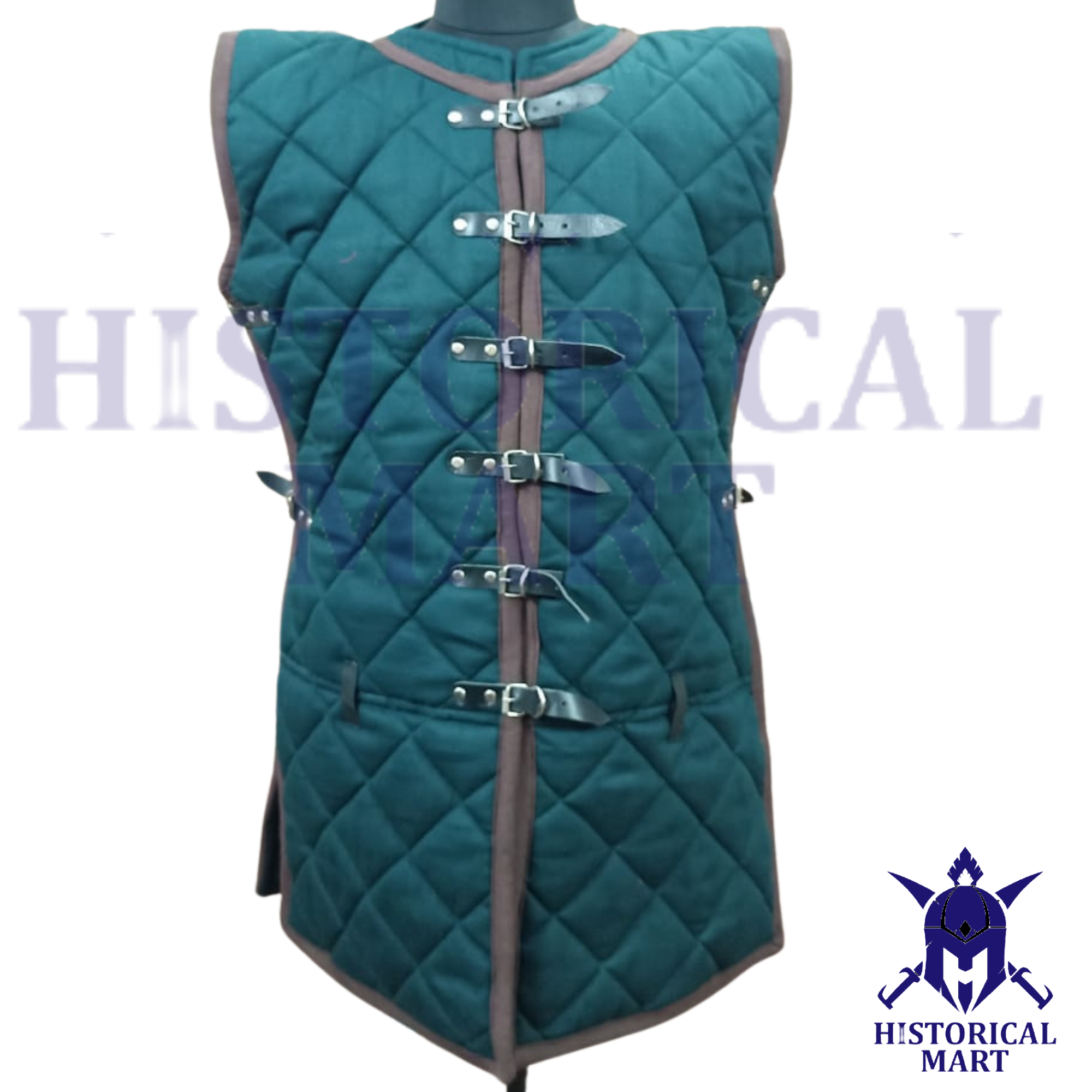 Medieval Padded Sleeveless Gambeson: Lightweight Armor for LARP & SCA Events