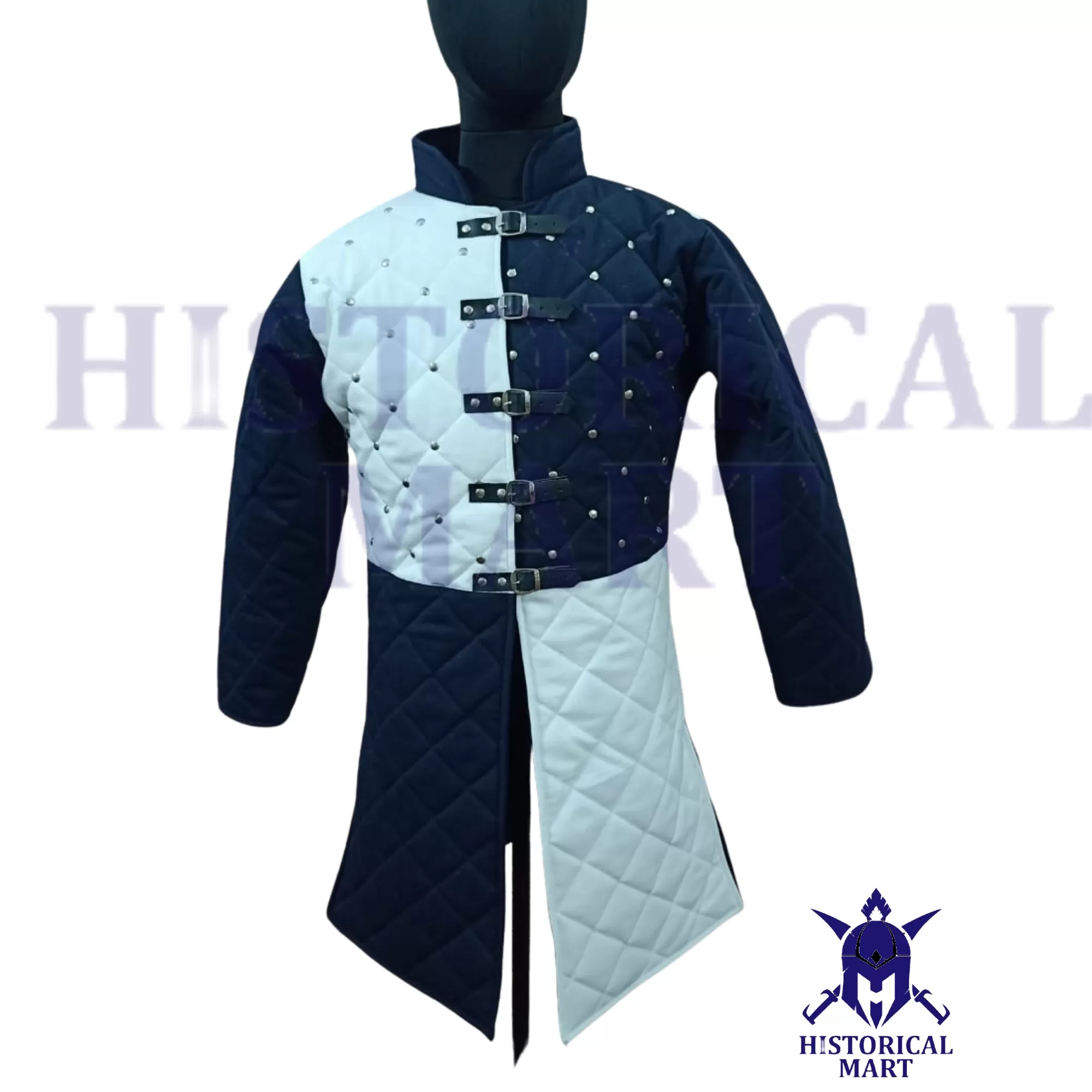 Authentic Padded Sleeves Gambeson: Comfortable Layer for Medieval Reenactments