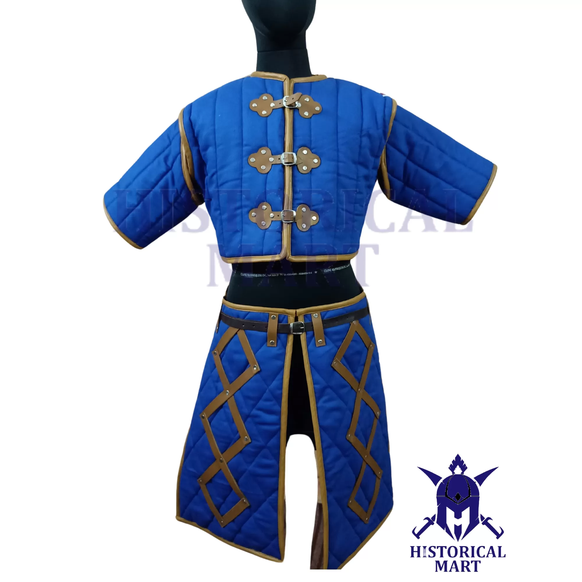 Medieval Witcher Gambeson - Cotton Armor Costume for SCA, LARP & Halloween Events