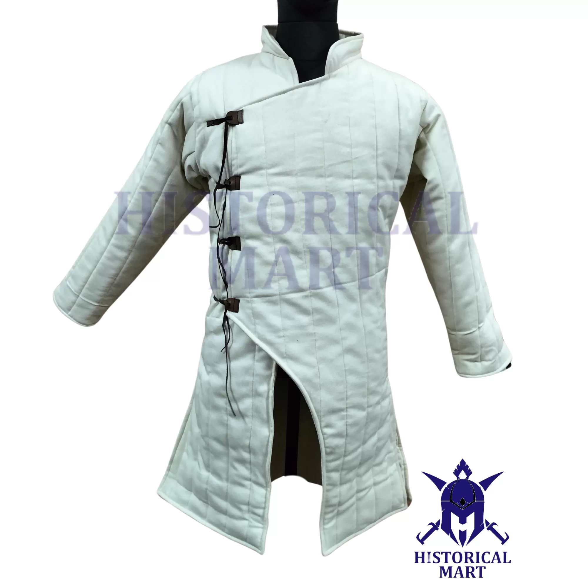 Handmade Cotton Costume Medieval Padded Gambeson Armor - for LARP, SCA, and Cosplay Protection