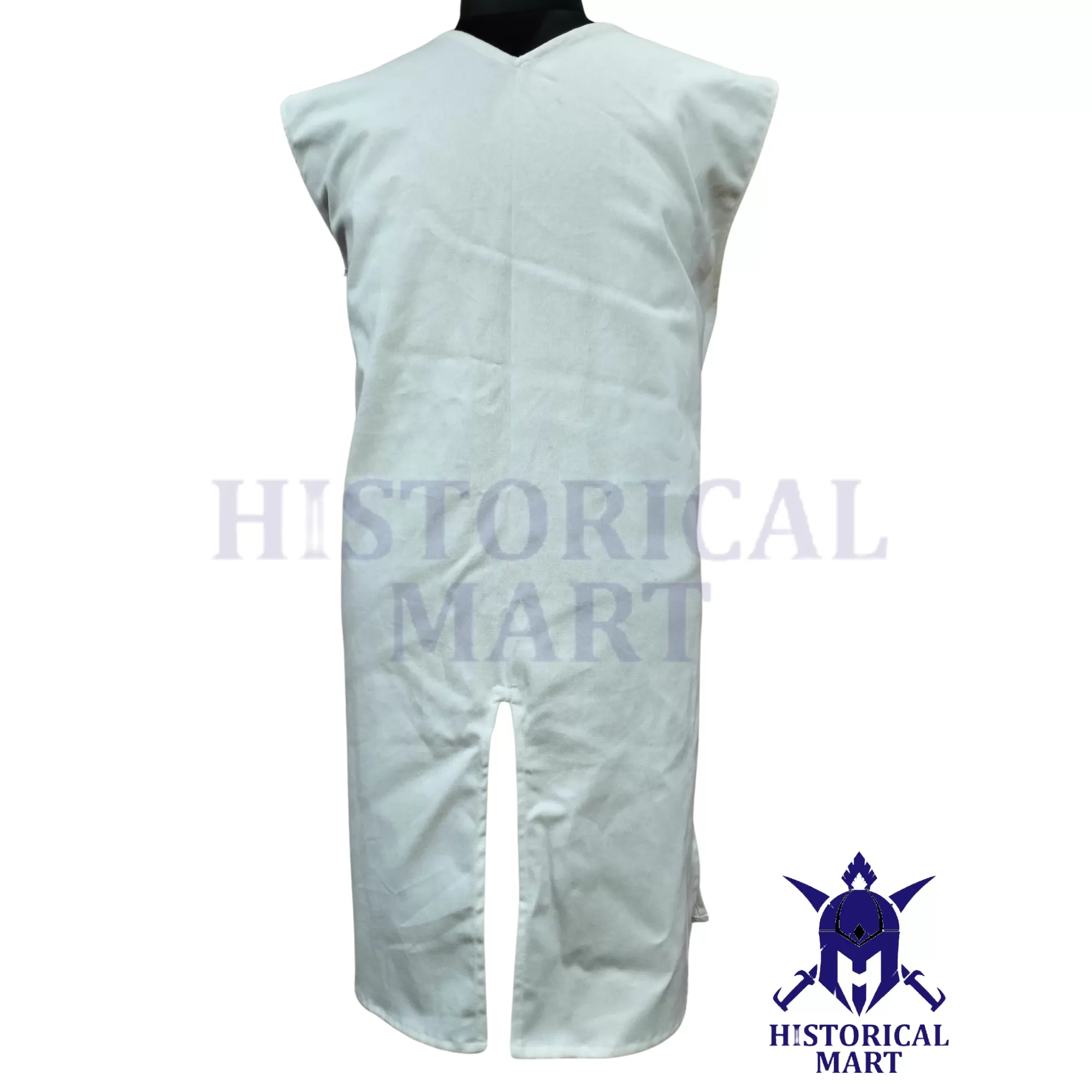 Sleeveless Renaissance Medieval Tunic - Viking LARP & SCA Costume for Men, Perfect for Halloween