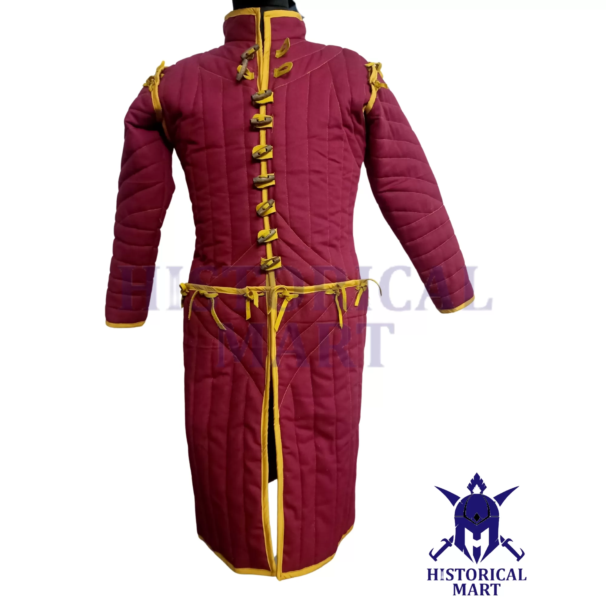 Medieval Padded Costume - Ideal for Cosplay, LARP, SCA, and Halloween Role Play, Reenactments, and Fantasy Outfits