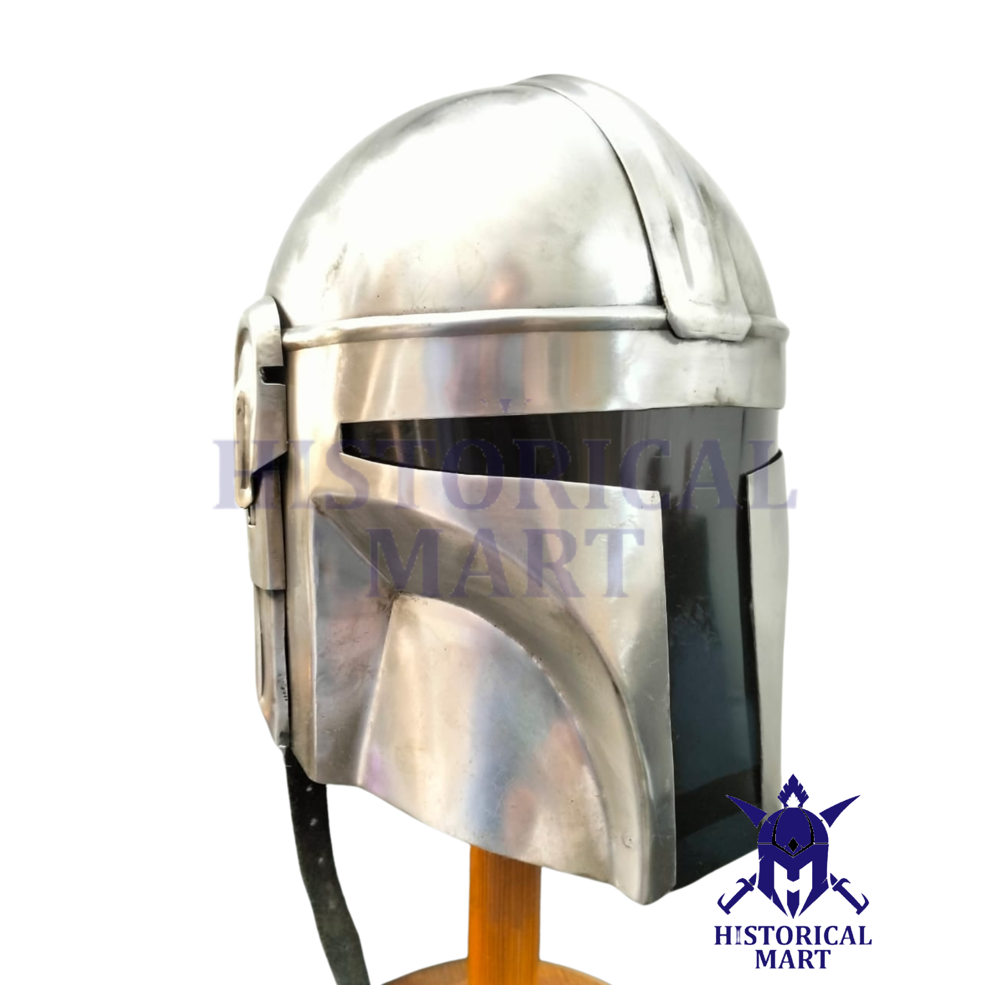 Mandalorian Steel Helmet | The Black Series Boba Fett Helmet with Liner | Star Wars Collectible