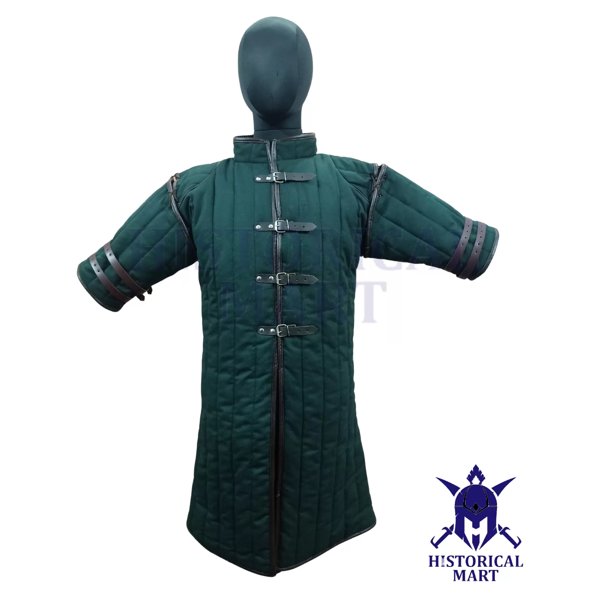 Medieval Padded Gambeson - Viking Armor, Half Sleeve & Full Length LARP, SCA, Cosplay Costume