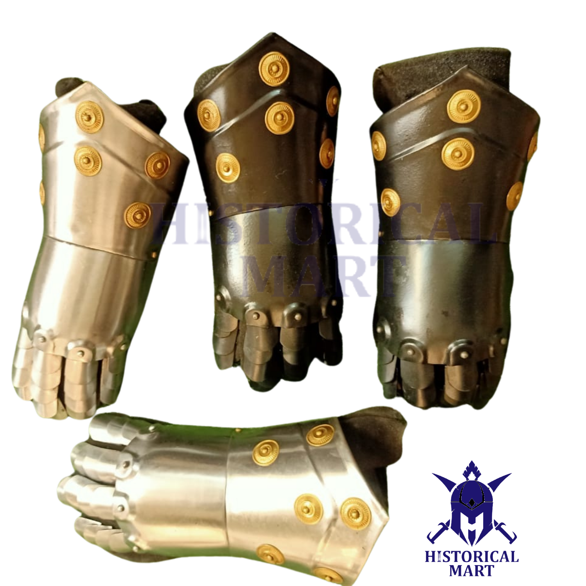 Handmade Medieval Gothic Steel Gauntlets – Fully Functional Armor Hand Gloves for LARP, SCA & Cosplay